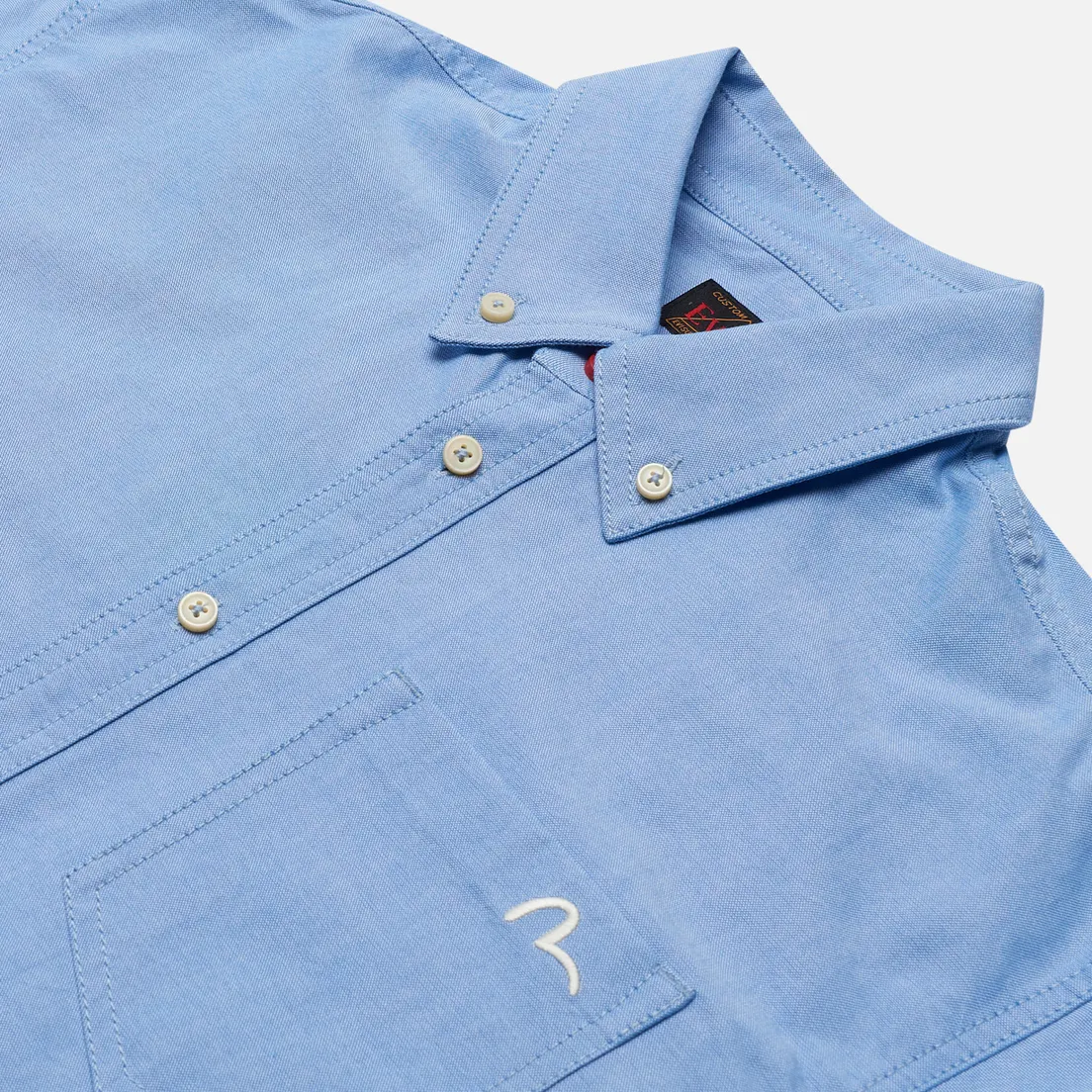 Evisu Мужская рубашка Daicock Print Oxford