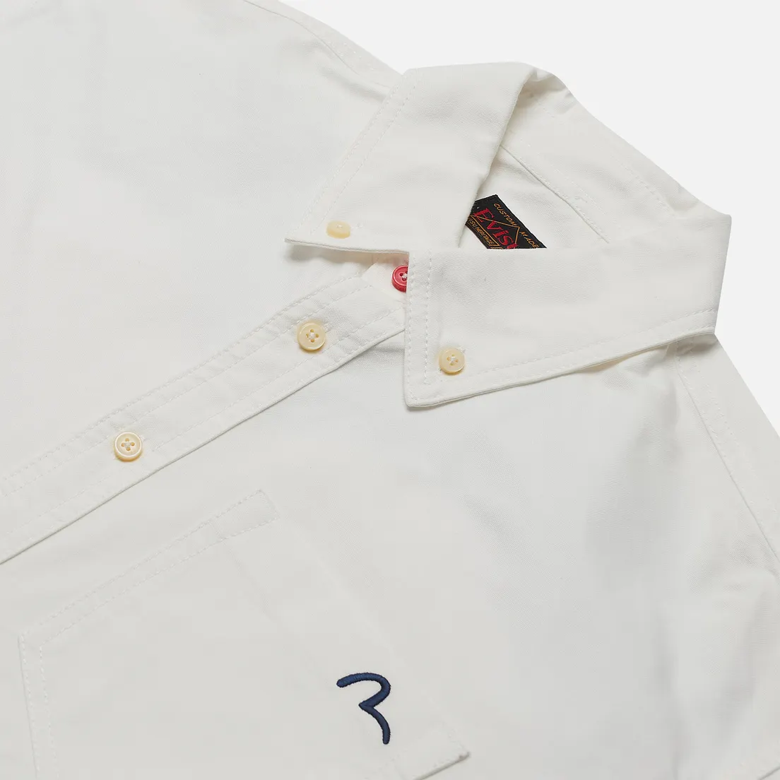 Evisu Мужская рубашка Daicock Print Oxford