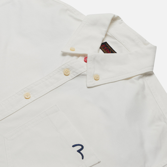 Мужская рубашка Evisu Daicock Print Oxford Off White