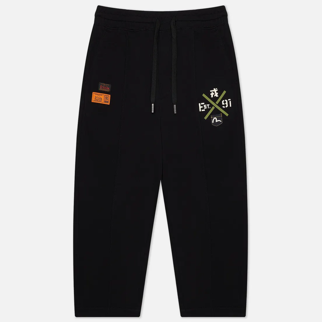 Evisu Мужские брюки Godhead Printed Wide Leg