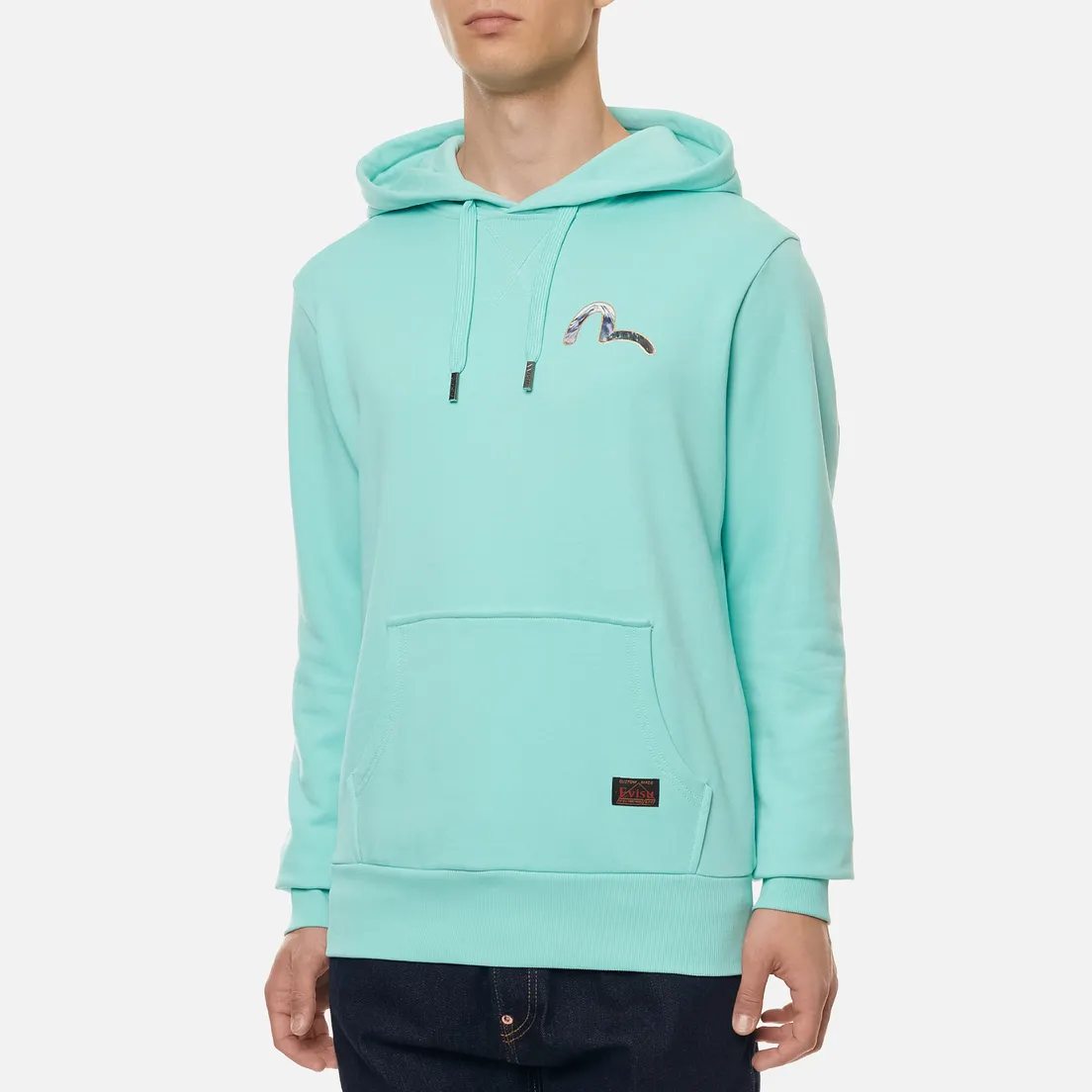 Evisu Мужская толстовка Fuji Mountain Taka All Over Print Daicock Hoodie