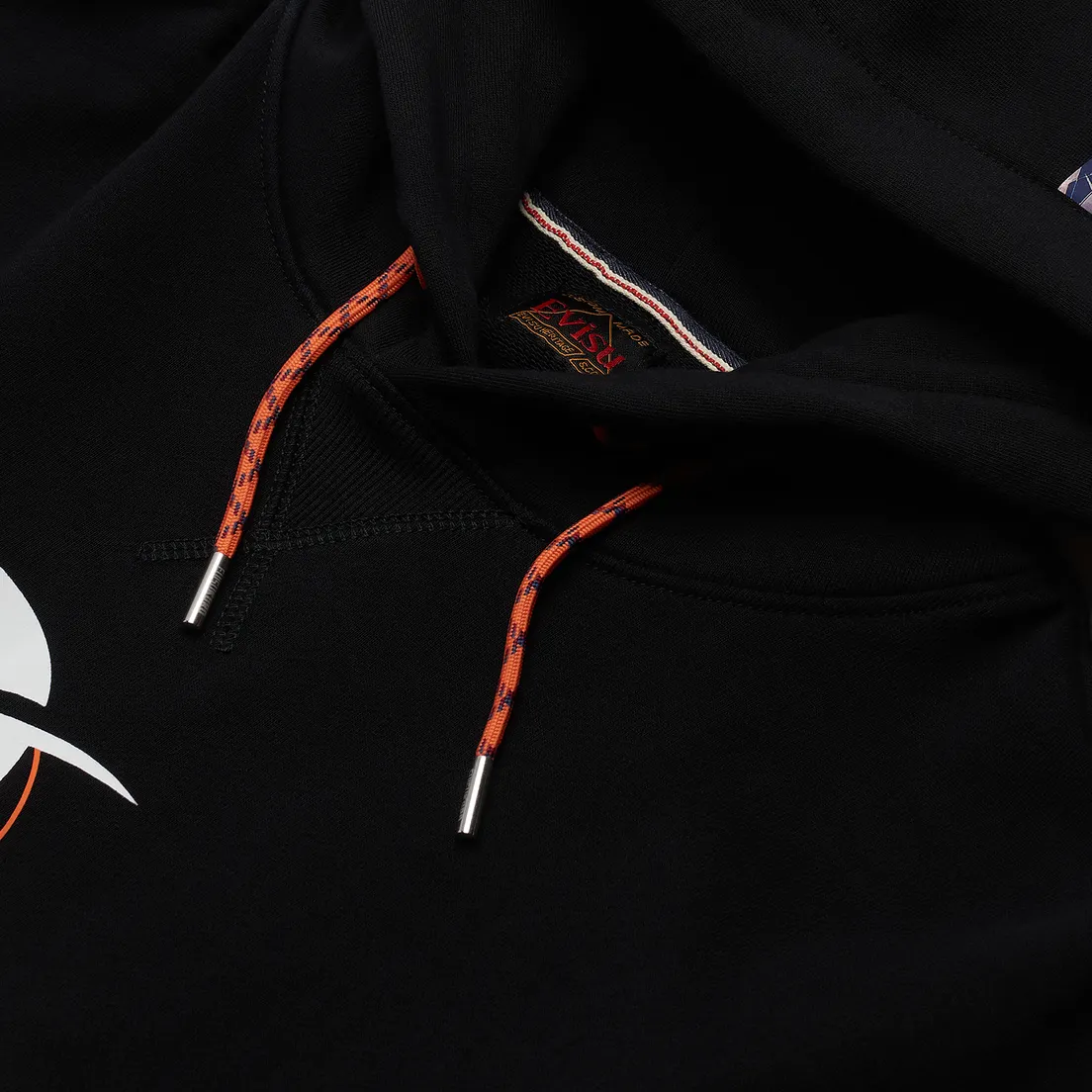 Evisu Мужская толстовка 2 In 1 Seagull Printed Hoodie