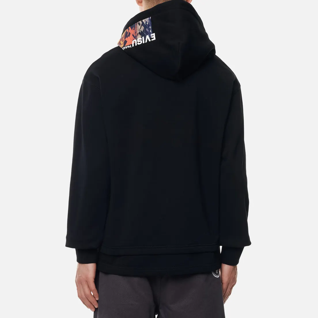 Evisu Мужская толстовка 2 In 1 Seagull Printed Hoodie