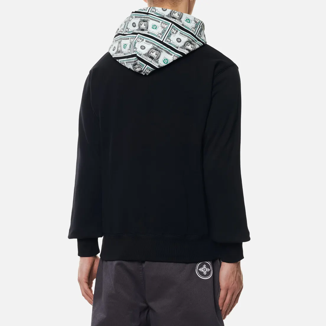 Evisu Мужская толстовка Banknote Segull Print Hoodie