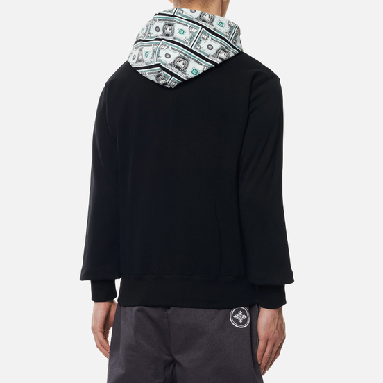 Мужская толстовка Evisu Banknote Segull Print Hoodie Black