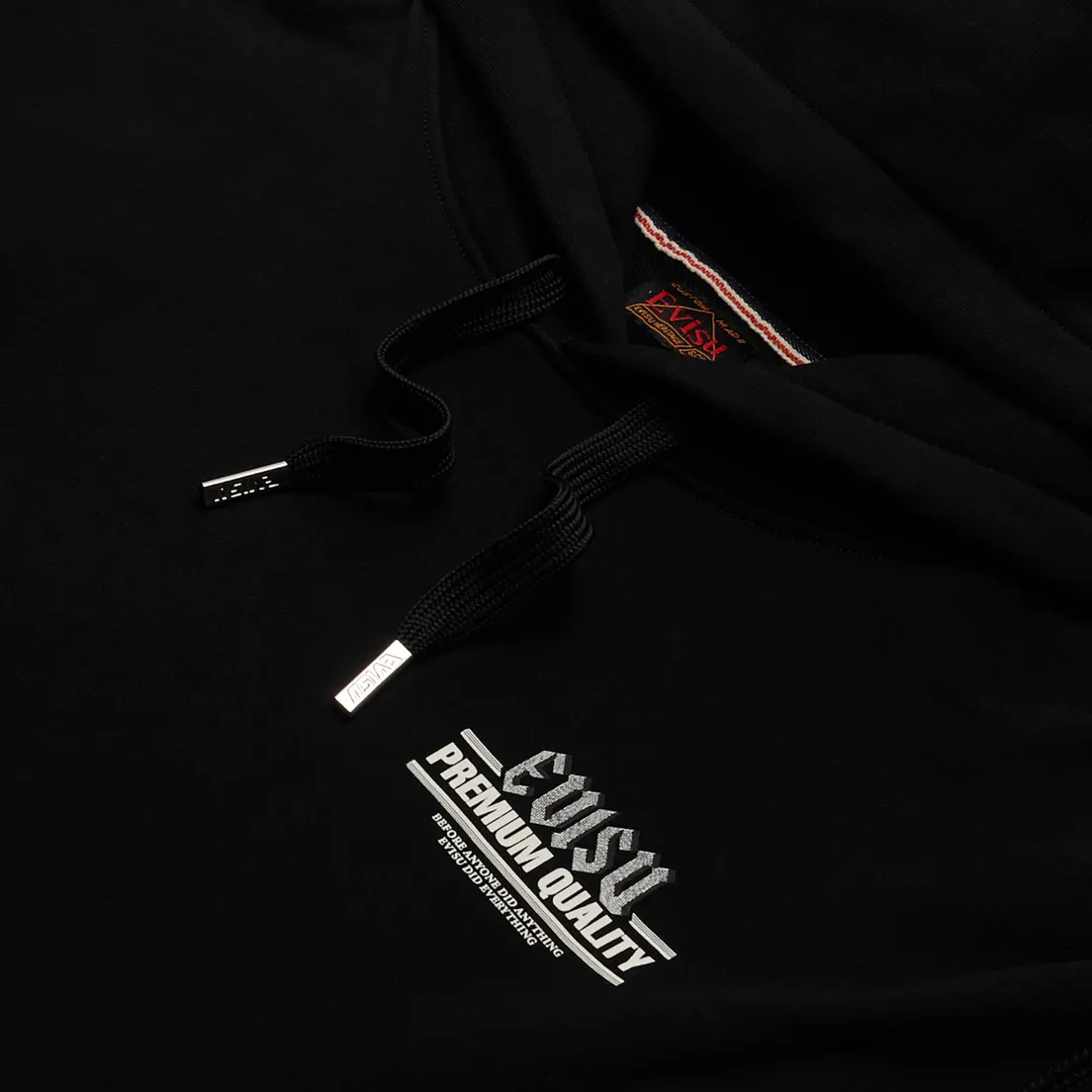 Evisu Мужская толстовка Godhead Banknote Print Zip-Up Hoodie