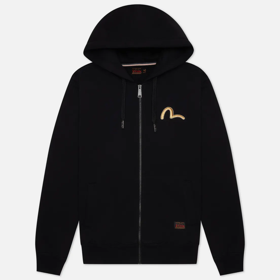 Evisu Мужская толстовка Taka Print Zip-Up Hoodie