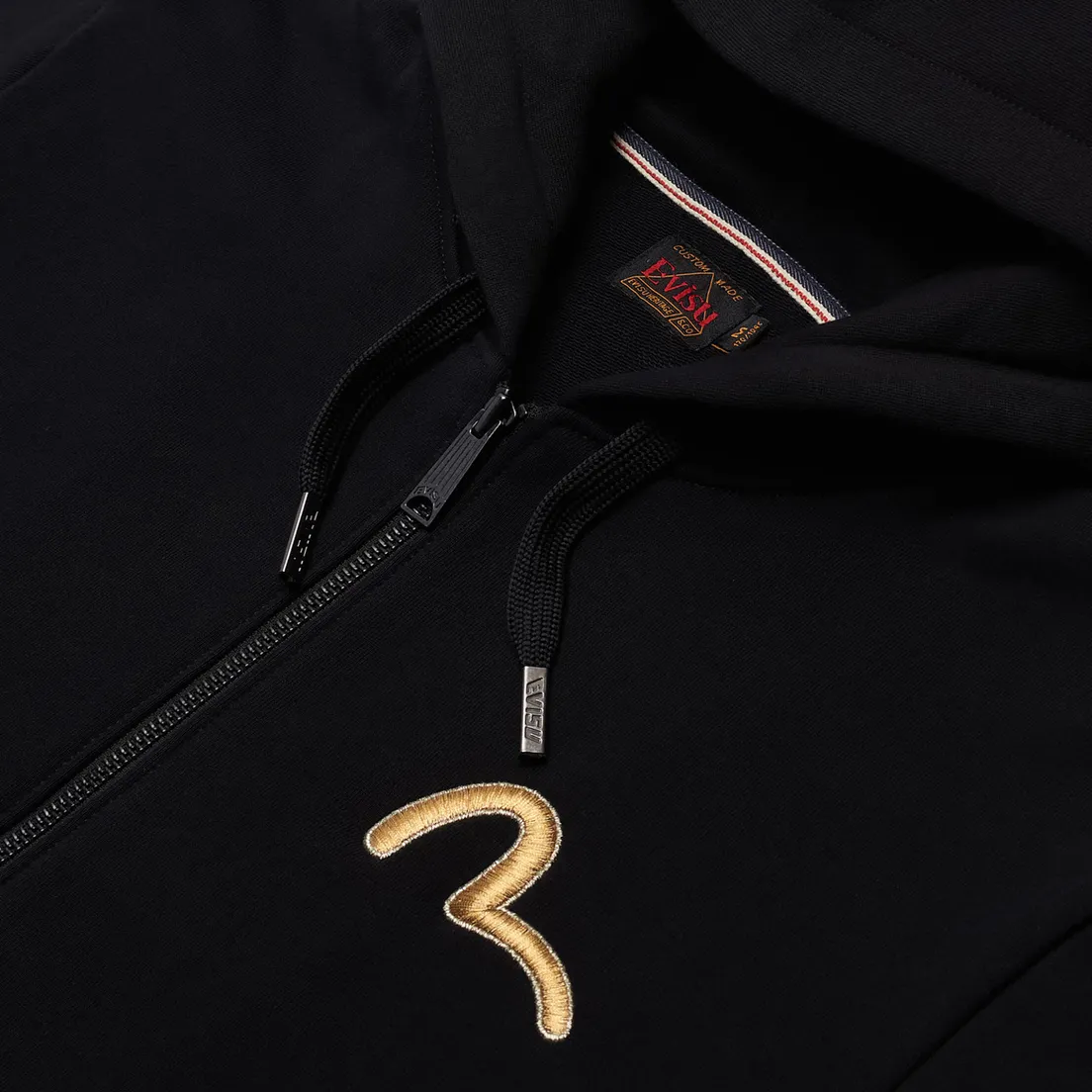 Evisu Мужская толстовка Taka Print Zip-Up Hoodie