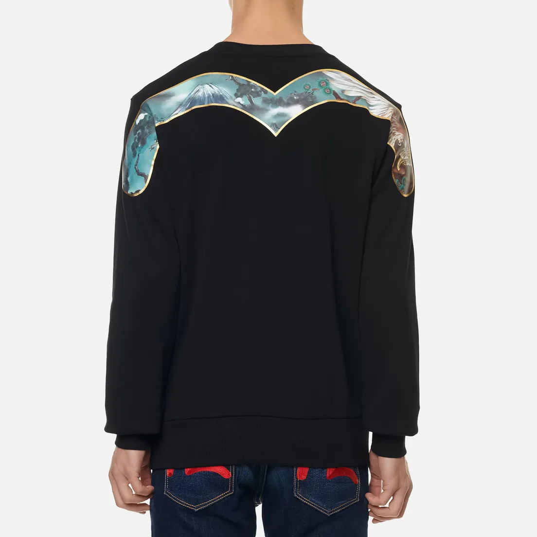 Evisu Мужская толстовка Heritage Fuji Mountain Taka All Over Print Daicock