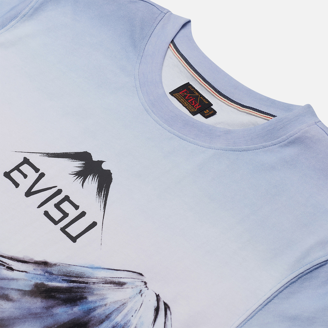 Evisu Мужская футболка Fuji Mountain Taka Allover Print