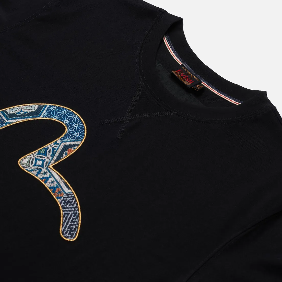 Evisu Мужская футболка Seagull Applique
