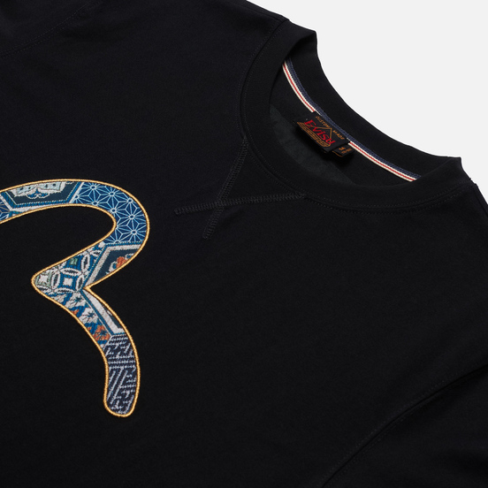 Мужская футболка Evisu Seagull Applique Black