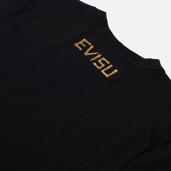 Мужская футболка Evisu Seagull Applique Black
