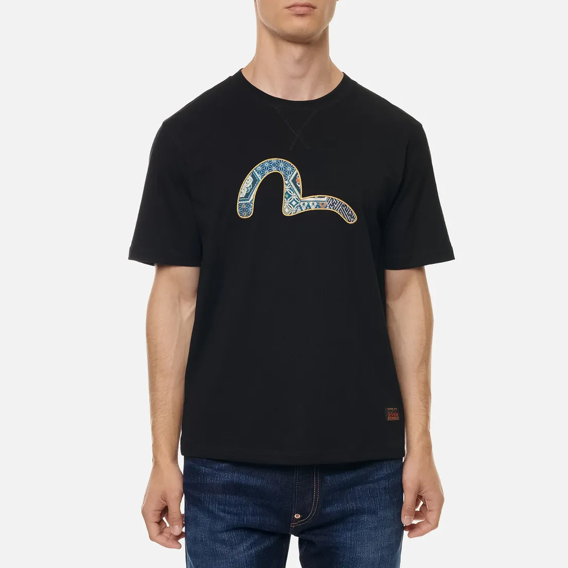 Evisu Мужская футболка Seagull Applique