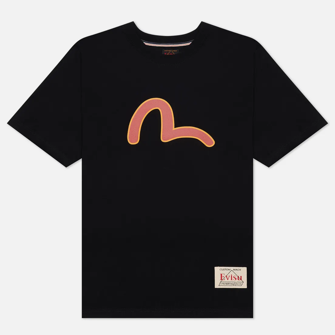 Evisu Мужская футболка Seagull And Three Wise Darumas Graphic Print