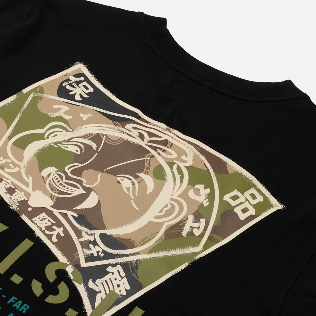 Evisu Мужская футболка Godhead Flag Printed