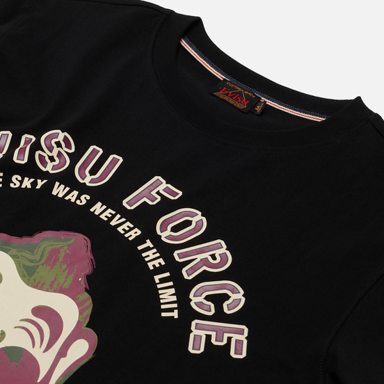 Мужская футболка Evisu Brush Godhead Printed Black