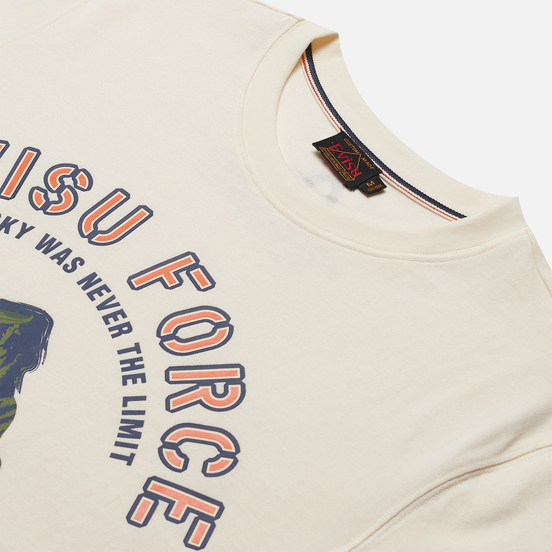 Мужская футболка Evisu Brush Godhead Printed Ecru