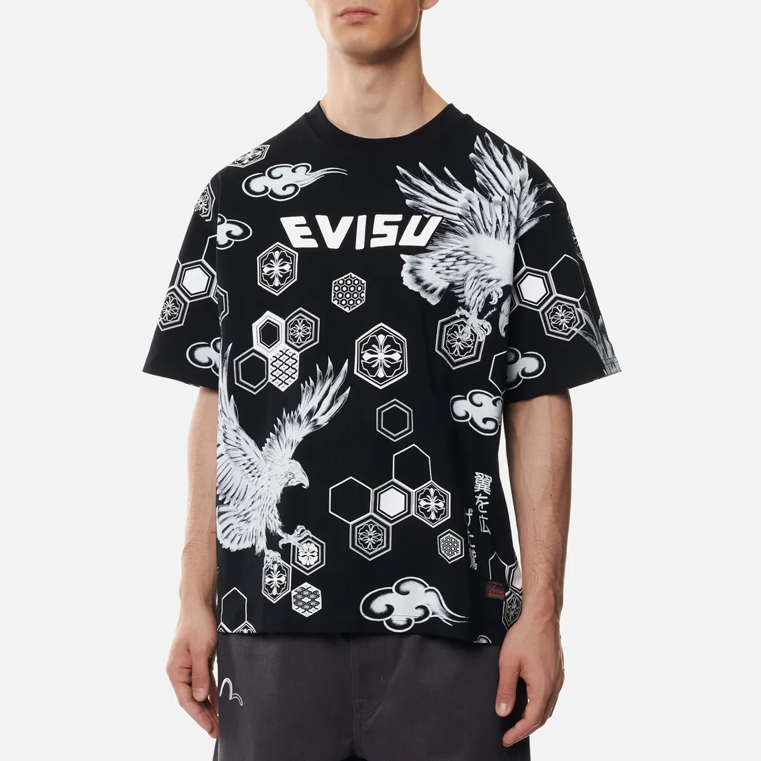 Evisu Мужская футболка Contrast Color Socks
