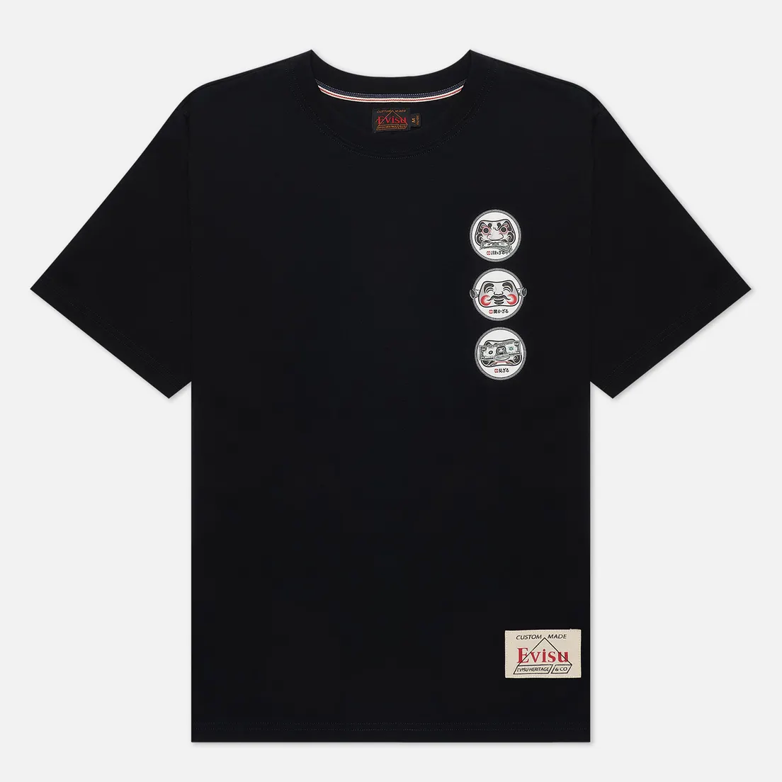 Evisu Мужская футболка Heritage Banknote Godhead Logo Print