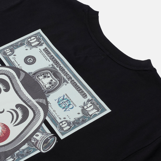 Мужская футболка Evisu Heritage Banknote Godhead Logo Print Black