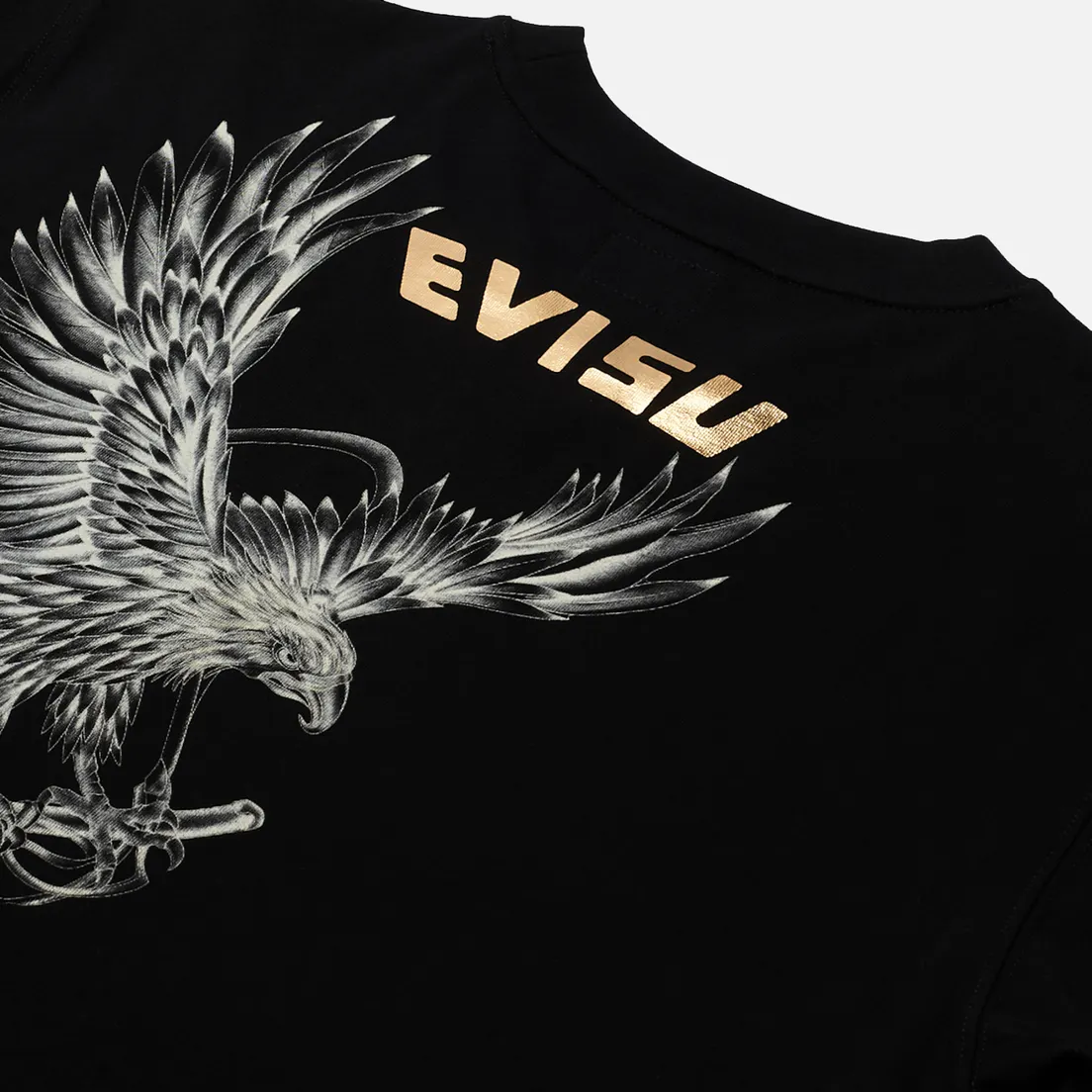 Evisu Мужская футболка Taka And Mountains Foil Print