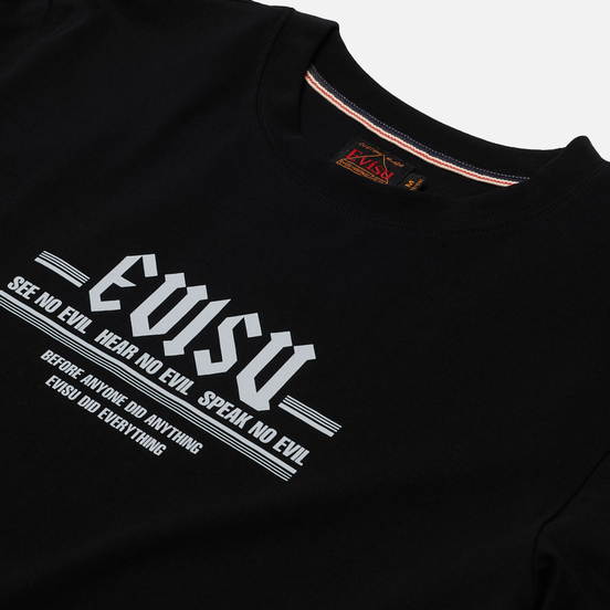Мужская футболка Evisu Heritage Banknote Daicock Print Black