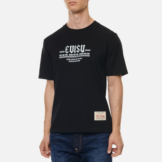 Мужская футболка Evisu Heritage Banknote Daicock Print Black