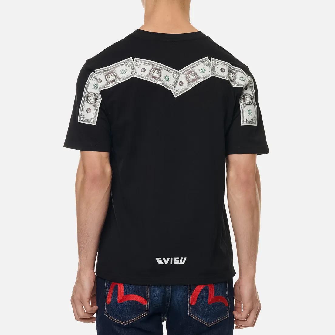 Evisu Мужская футболка Heritage Banknote Daicock Print