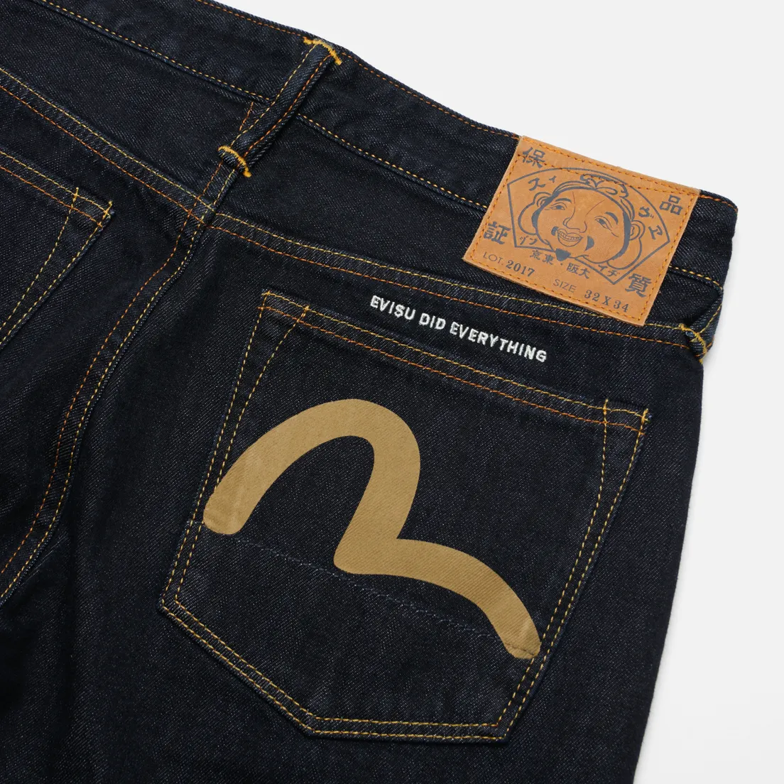 Evisu Мужские джинсы Heritage 2017 Seagull Printed