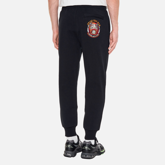 Мужские брюки Evisu Heritage Daruma Embroidered Badge Black