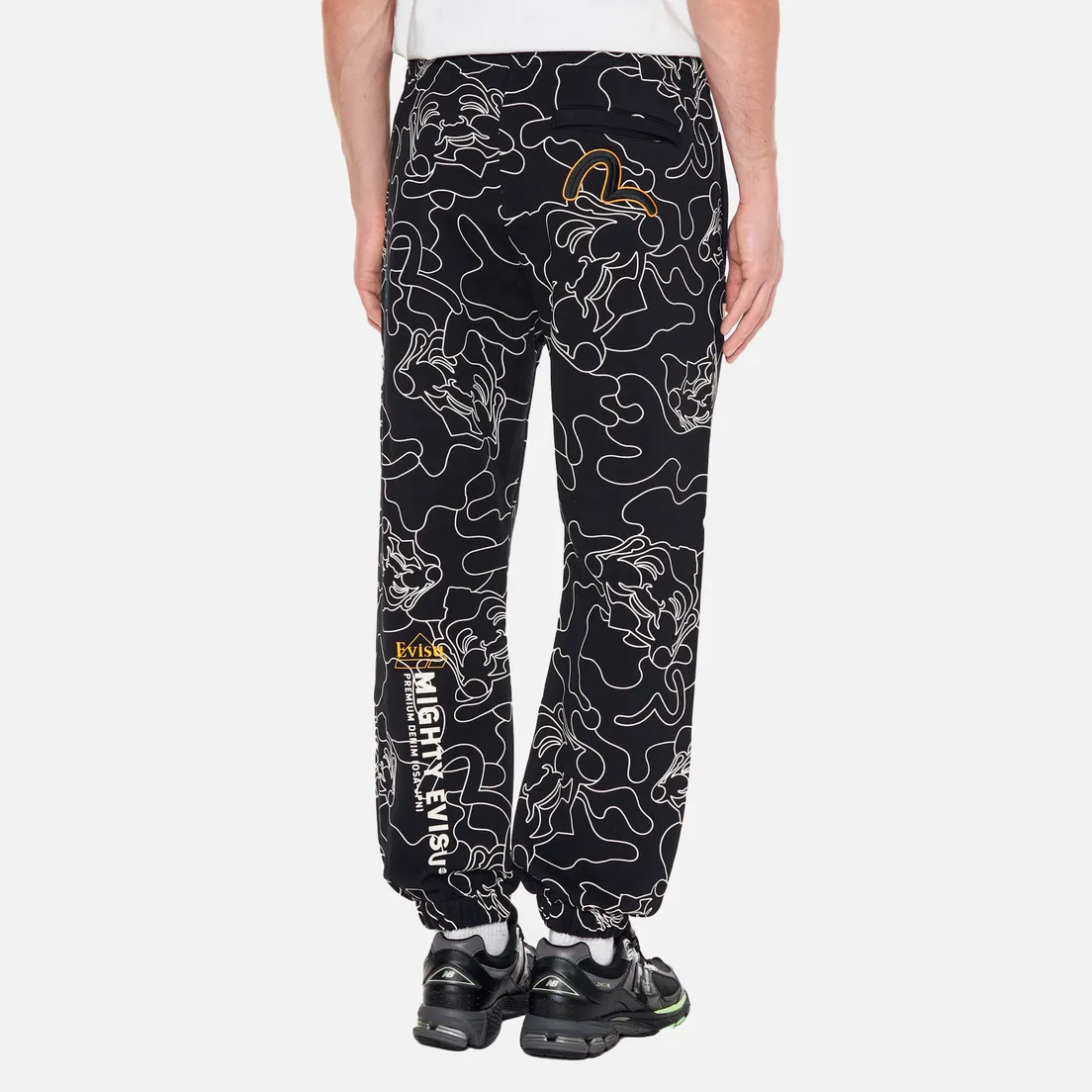 Evisu Мужские брюки Heritage All Over Camo Printed