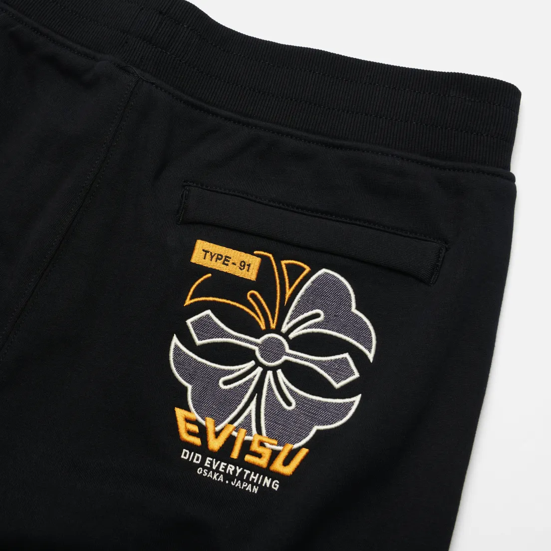 Evisu Мужские брюки Kamon Denim Applique