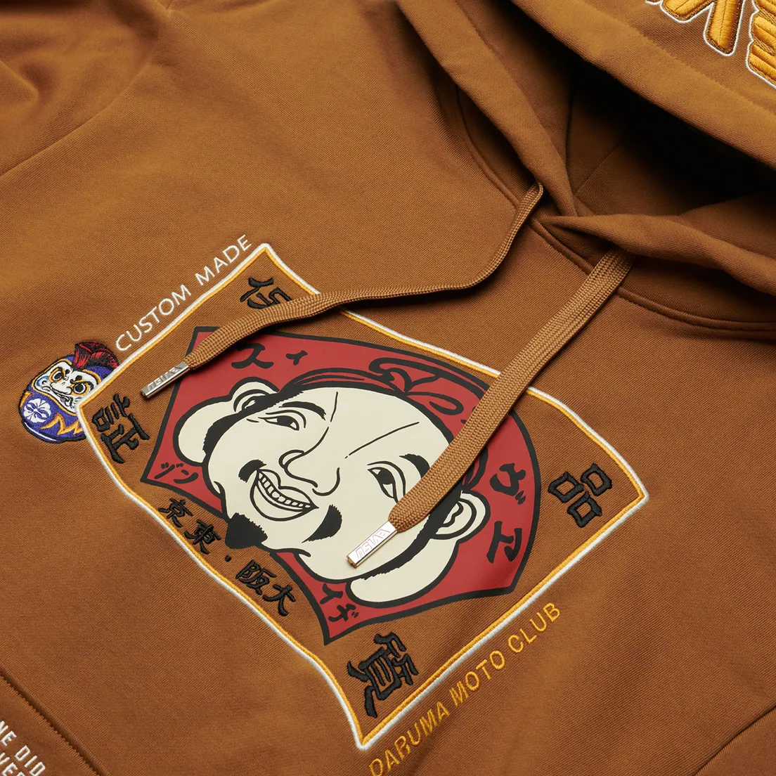 Evisu Мужская толстовка Heritage Embroidered Godhead Flag & Darumas Hoodie