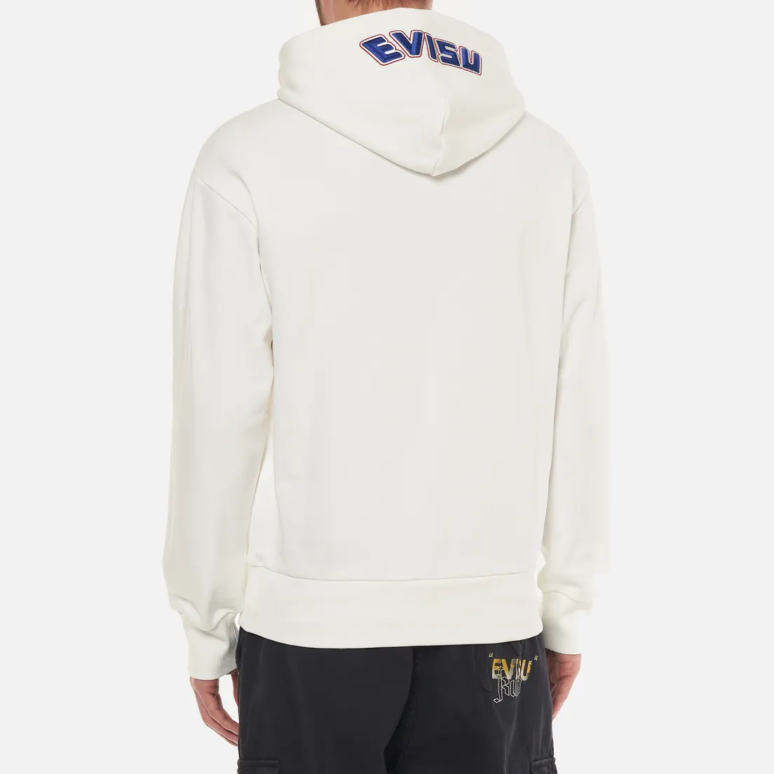 Evisu Мужская толстовка Heritage Embroidered Godhead Flag & Darumas Hoodie