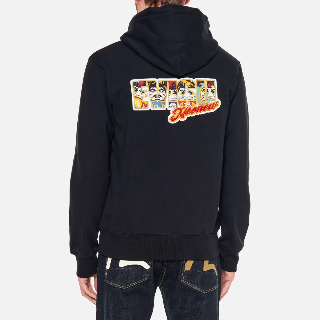 Evisu Мужская толстовка Daruma Brothers Print Hoodie