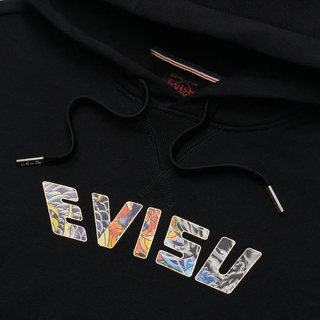 Evisu Мужская толстовка Dragon Pattern Logo Print Hoodie
