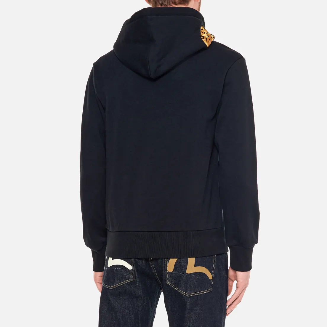 Evisu Мужская толстовка Dragon Pattern Logo Print Hoodie