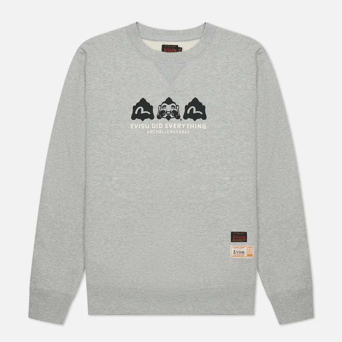 Evisu Мужская толстовка Heritage Godhead Print & Embroidered