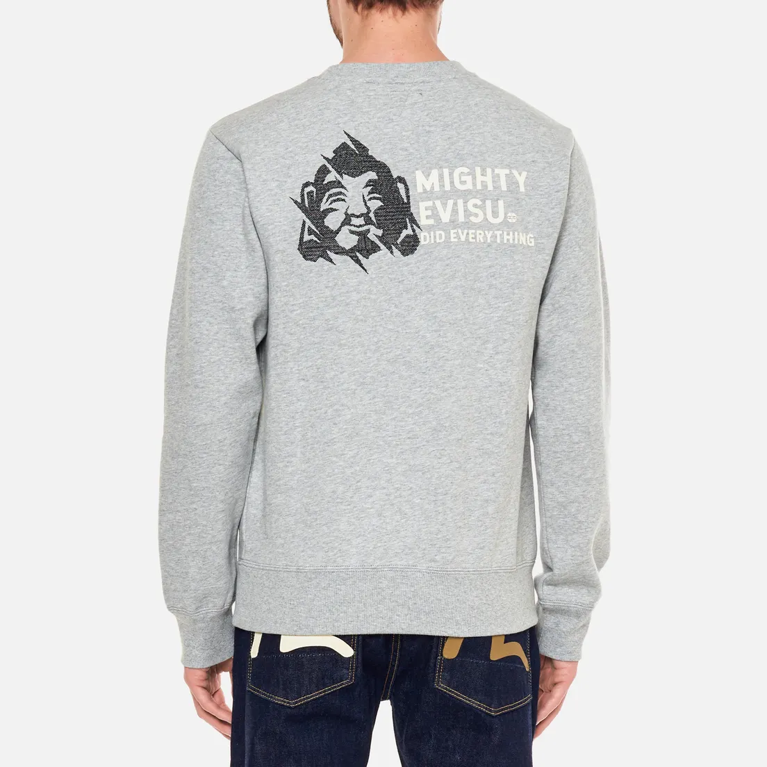 Evisu Мужская толстовка Heritage Godhead Print & Embroidered