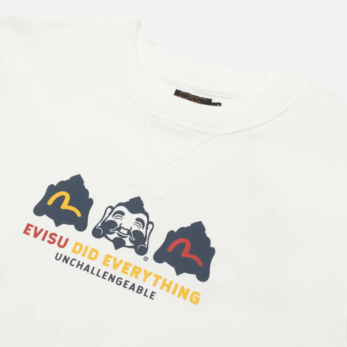 Evisu Мужская толстовка Heritage Godhead Print & Embroidered