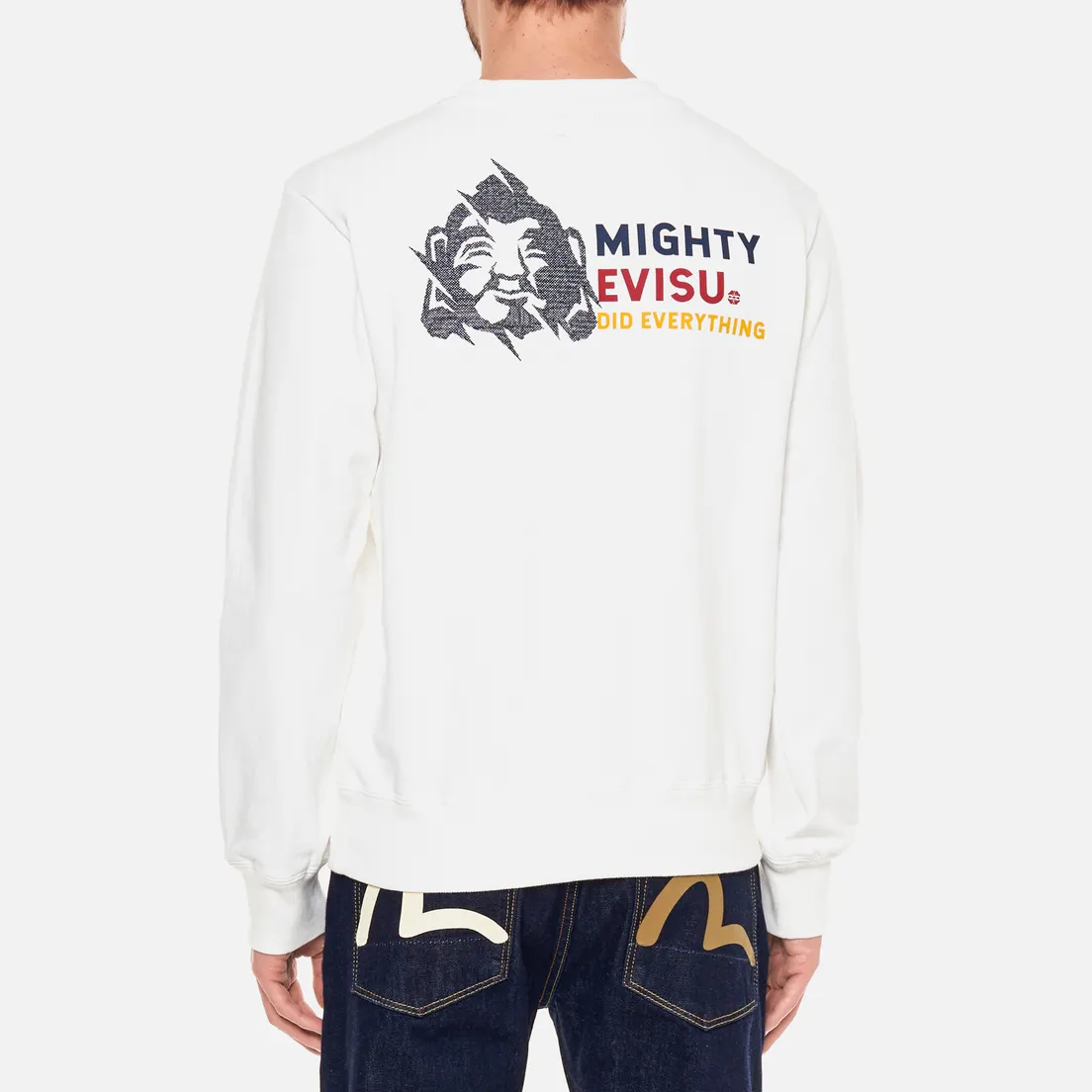 Evisu Мужская толстовка Heritage Godhead Print & Embroidered