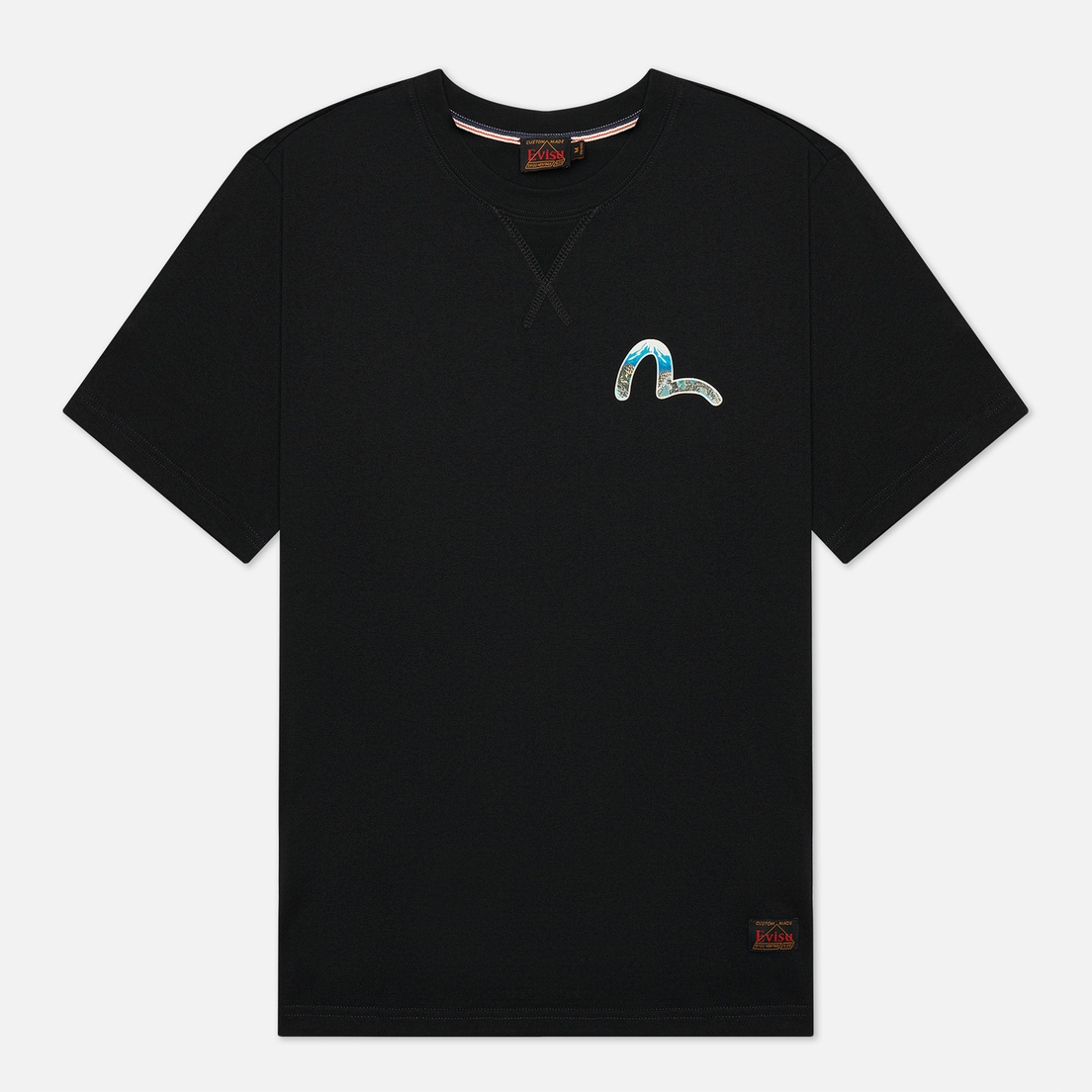 Evisu Мужская футболка Heritage Dragon & Mountain Fuji Daicock Printed