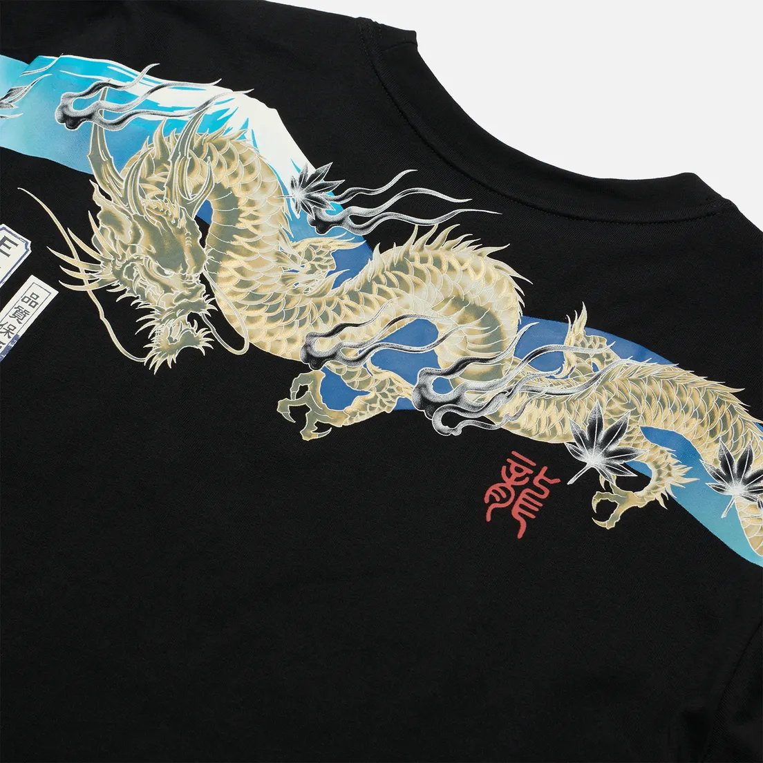 Evisu Мужская футболка Heritage Dragon & Mountain Fuji Daicock Printed