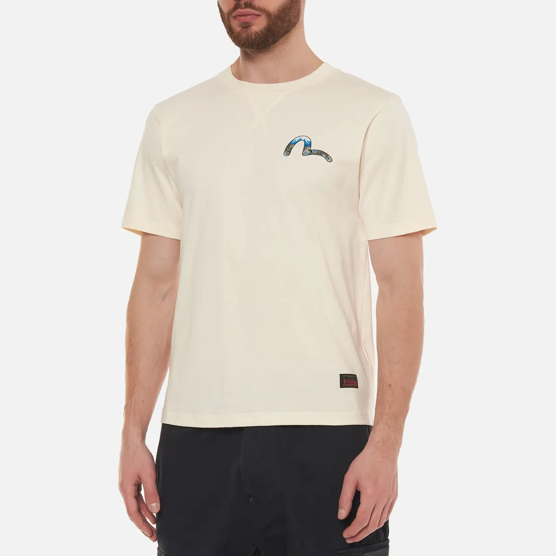Evisu Мужская футболка Heritage Dragon & Mountain Fuji Daicock Printed