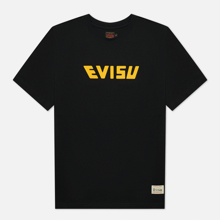 Мужская футболка Evisu Heritage All Over Print Daruma Daicock, цвет чёрный, размер M