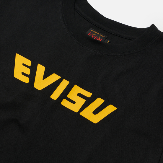 Мужская футболка Evisu Heritage All Over Print Daruma Daicock Black