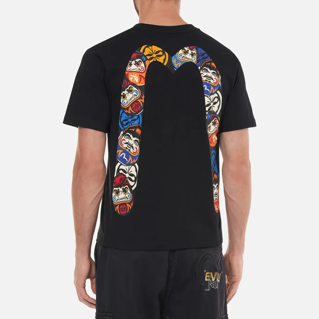 Evisu Мужская футболка Heritage All Over Print Daruma Daicock