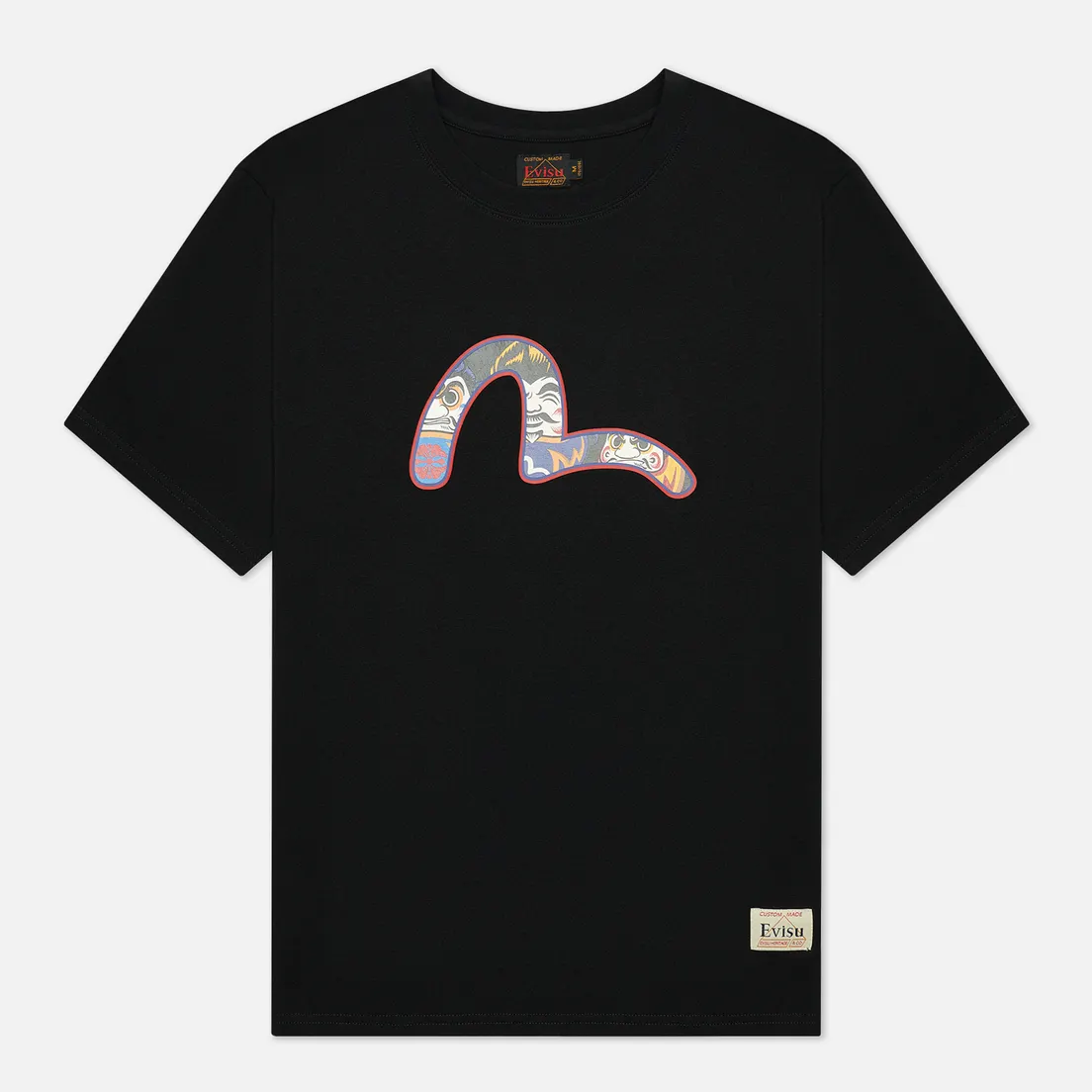 Evisu Мужская футболка Heritage Printed Daruma & Seagull
