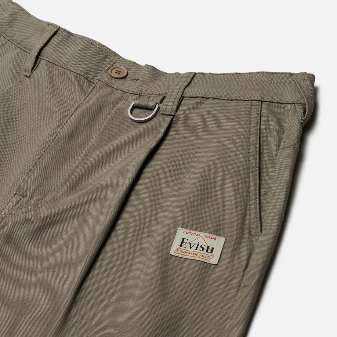 Evisu Мужские брюки Evergreen Kamon & Logo Embroidered Woven Jogger